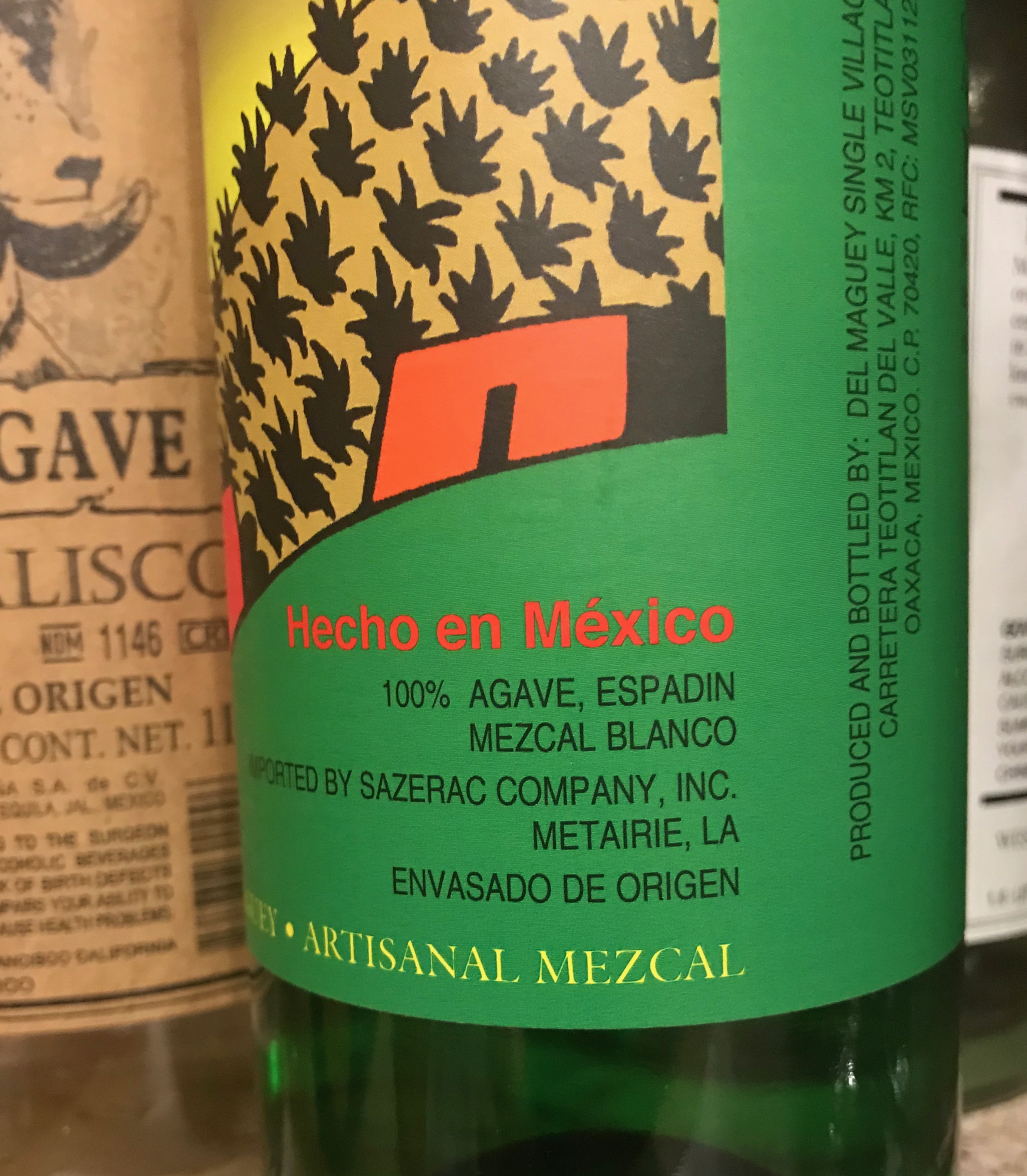 Mezcal Bottle
